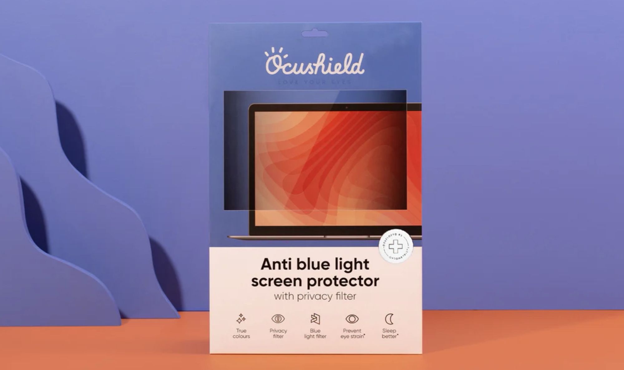 Ocushiled anti-blue light filter screen protector