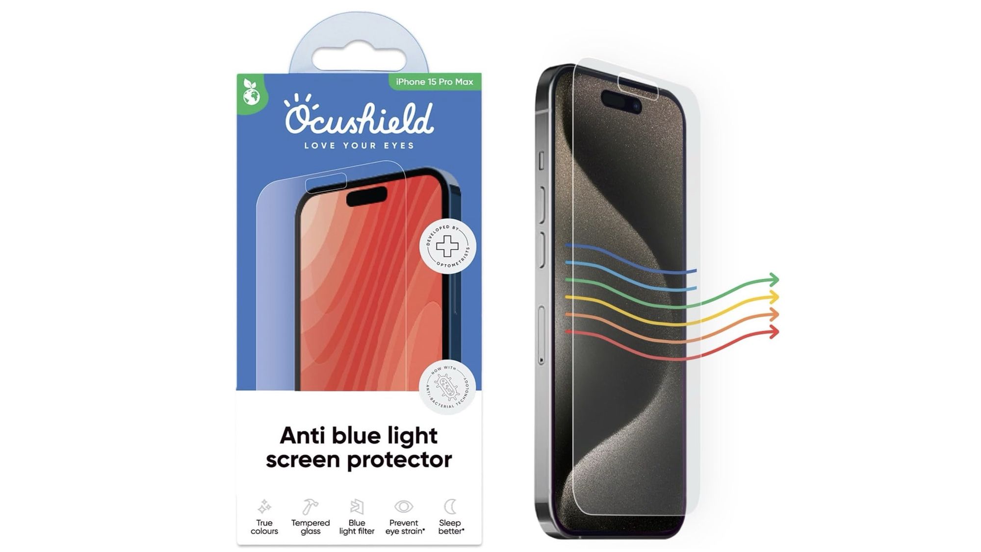 Ocushield anti-blue light screen protector