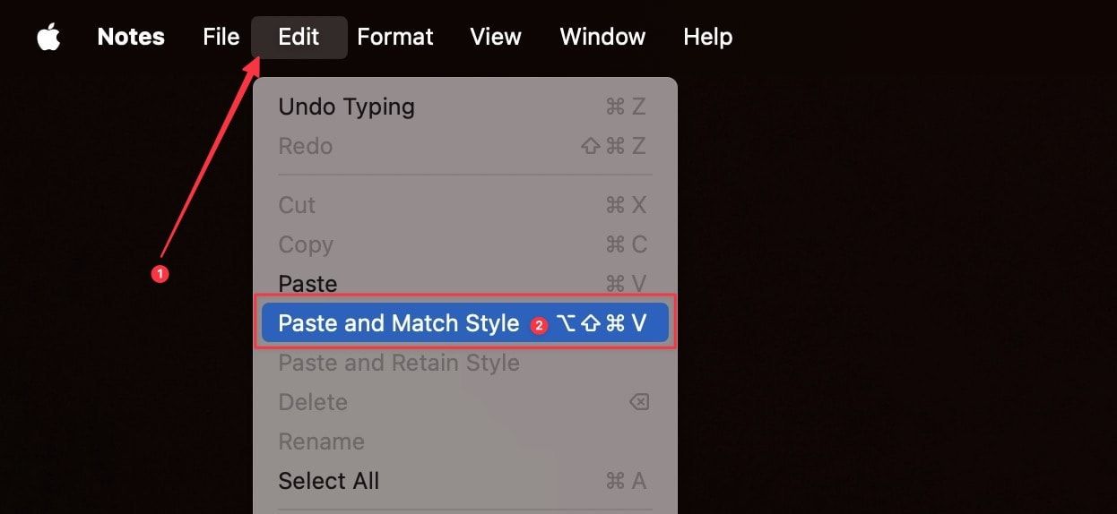 Paste and Match Style