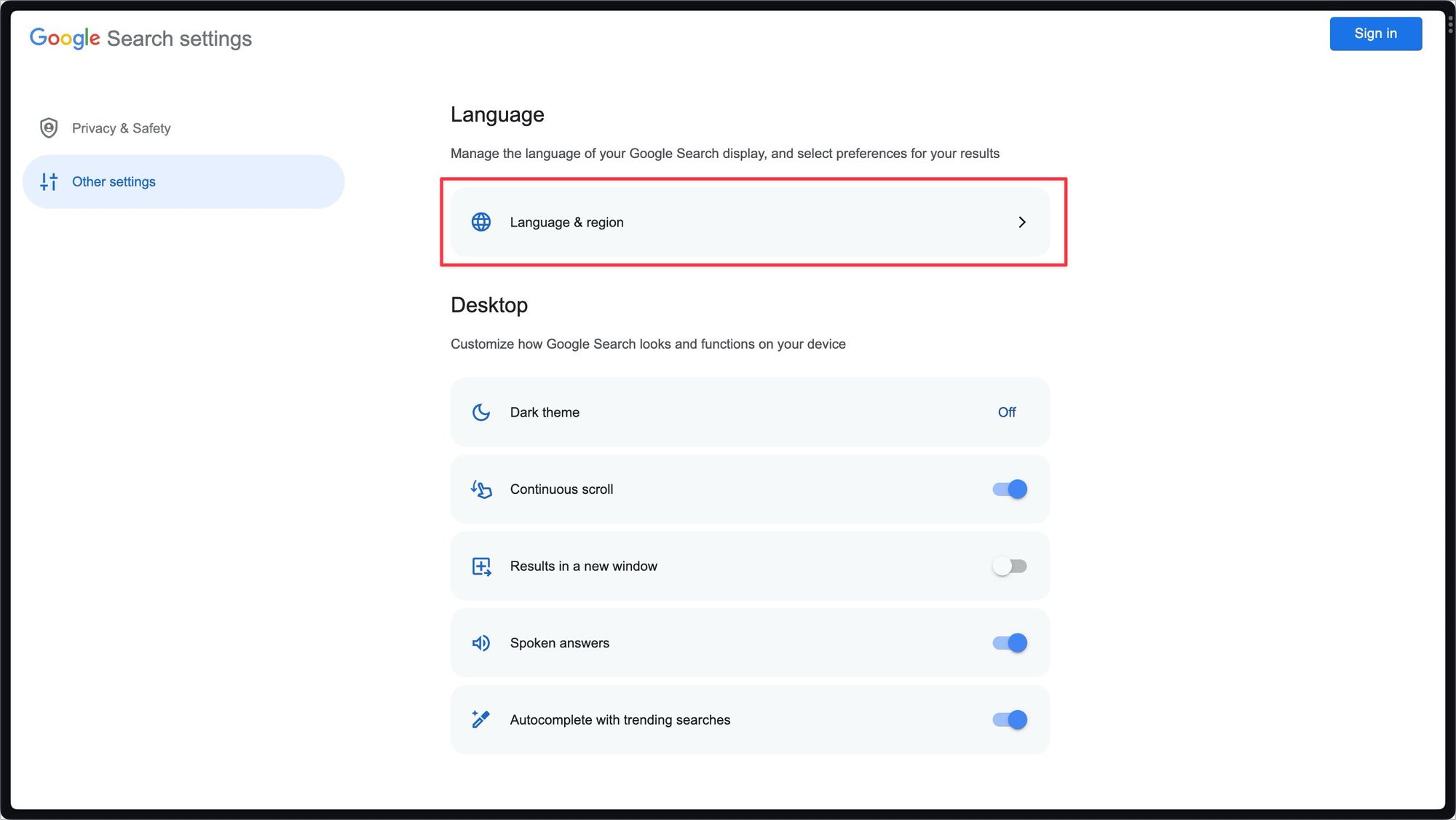 Choosing  Location & region