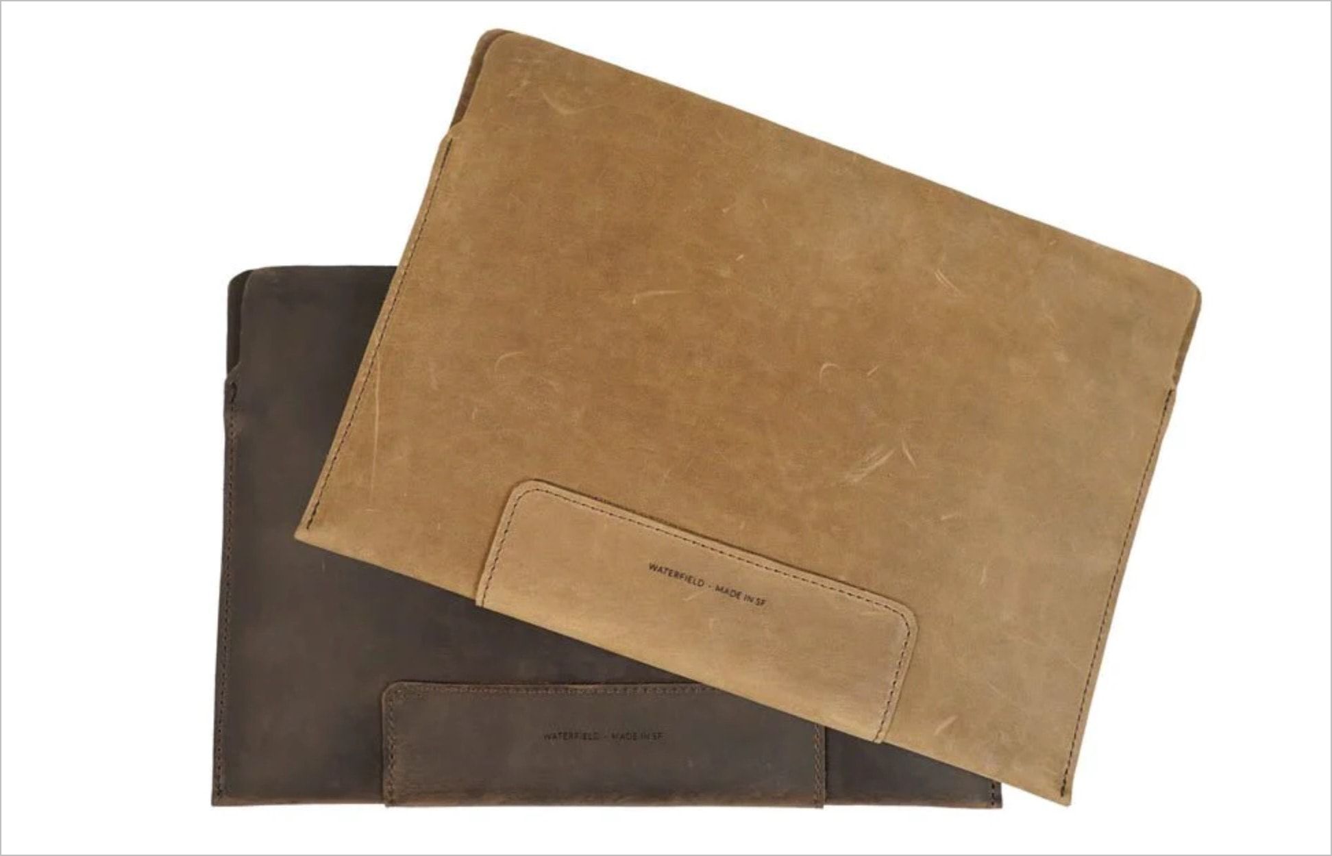 Waterfield Vero leather sleeve for MacBook Air and Pro