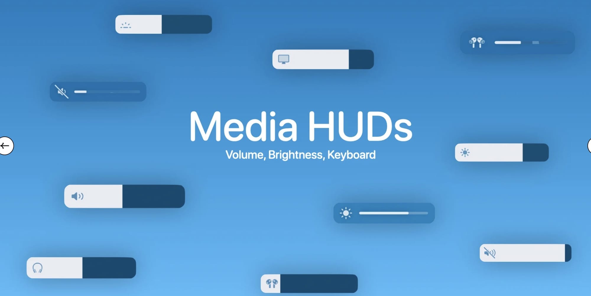 MediaMate HUDs