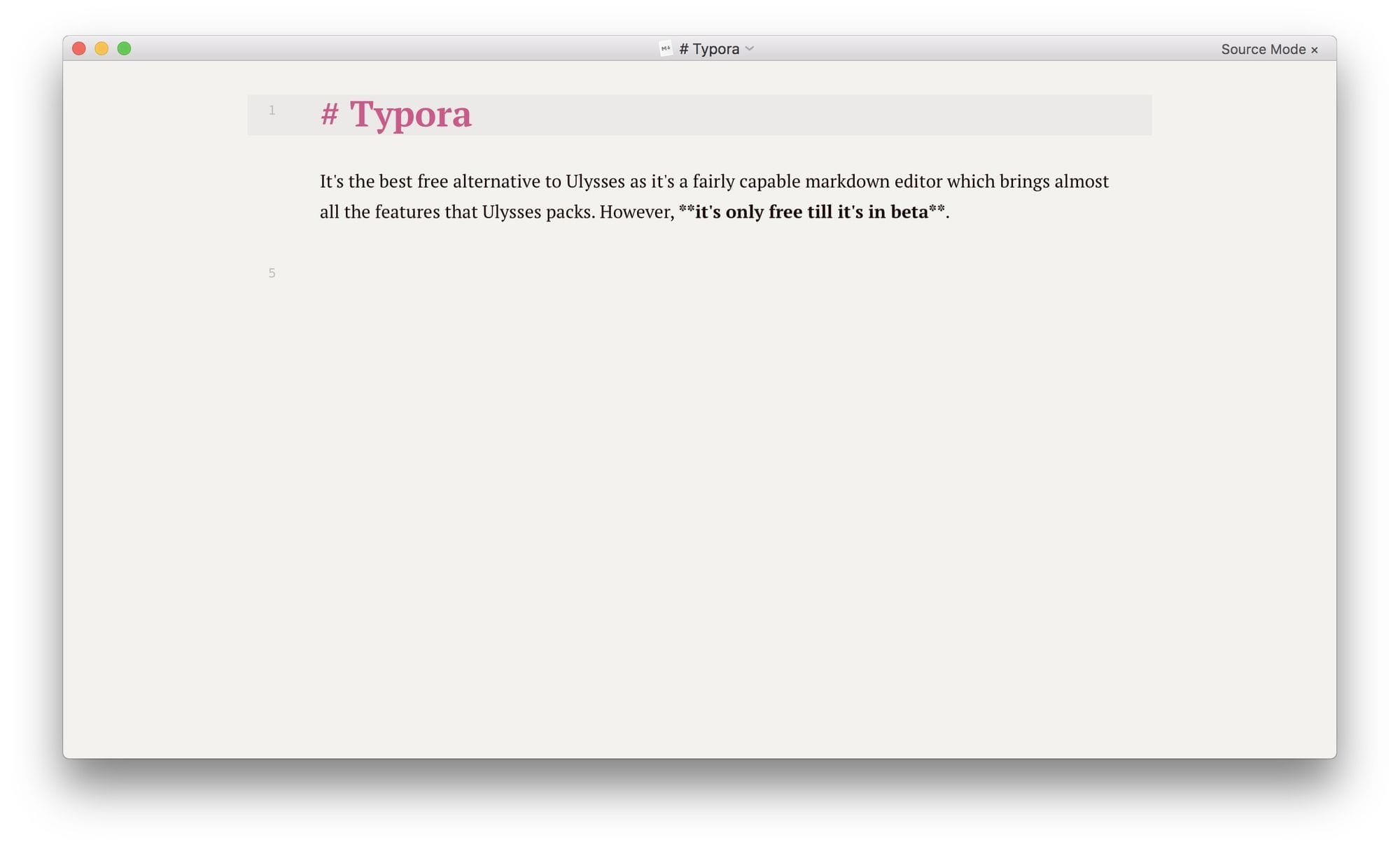Typora App screenshot