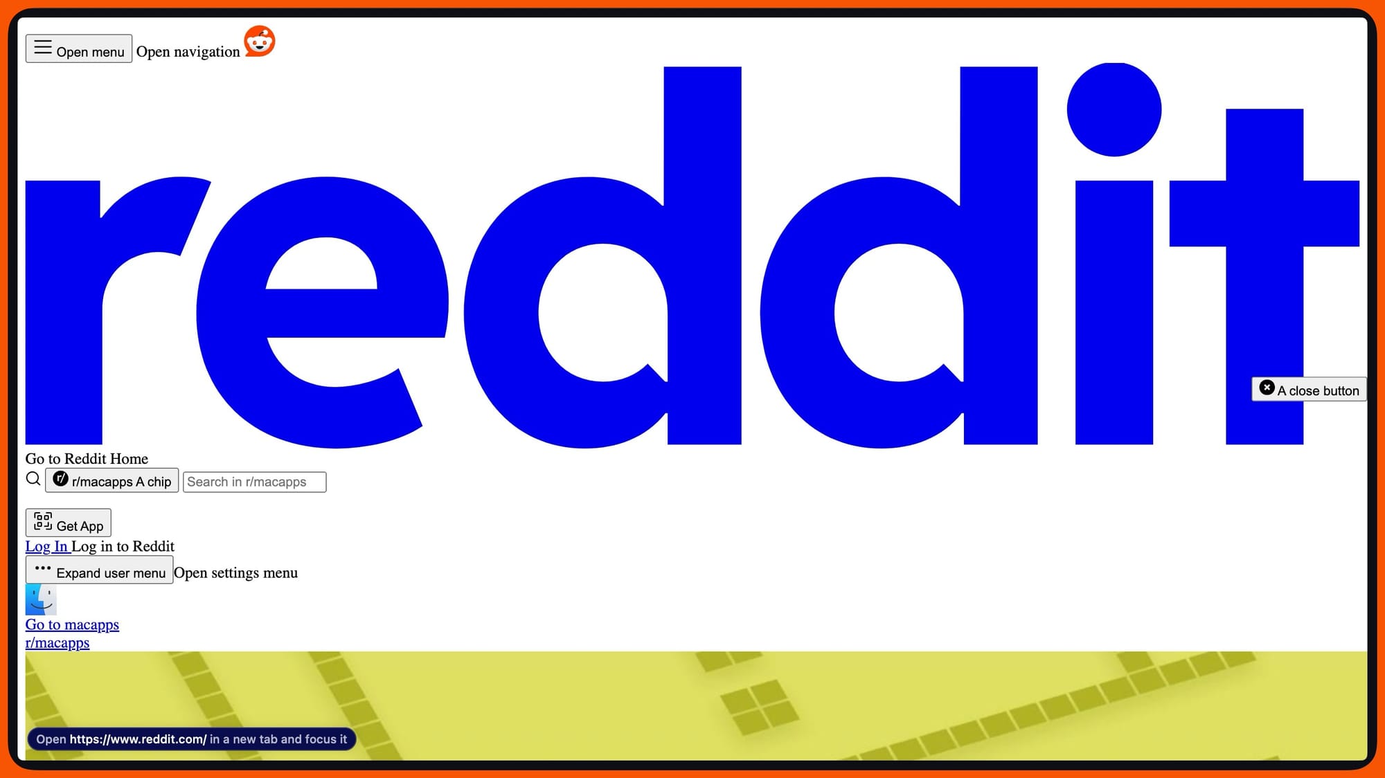 Broken Reddit Thread Example