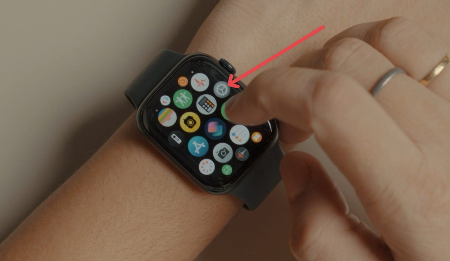 apple watch settings app