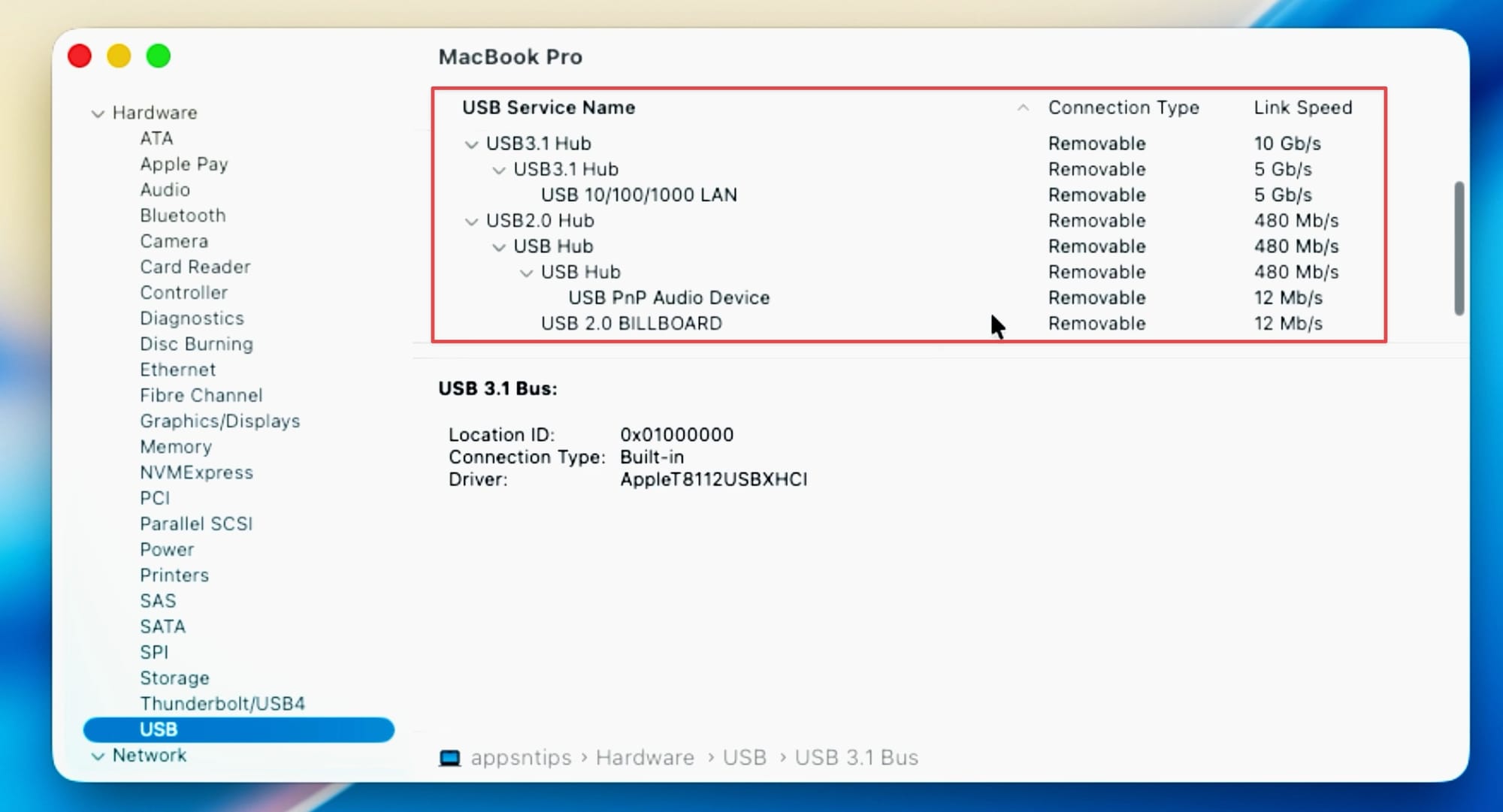 Orico Hubs showing up in  macOS
