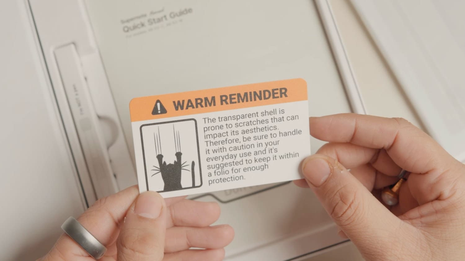 Supernote Nomad Warning