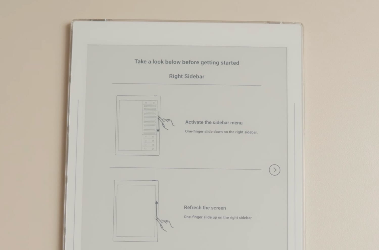 supernote nomad sidebar feature 1