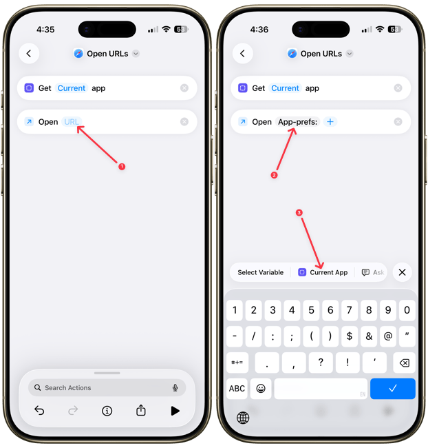 adding url to shortcut