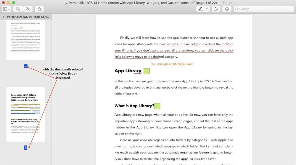 how to redact a pdf file using mac