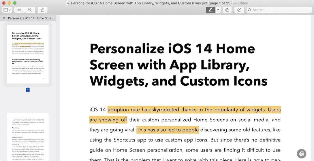 how to redact a pdf in mac