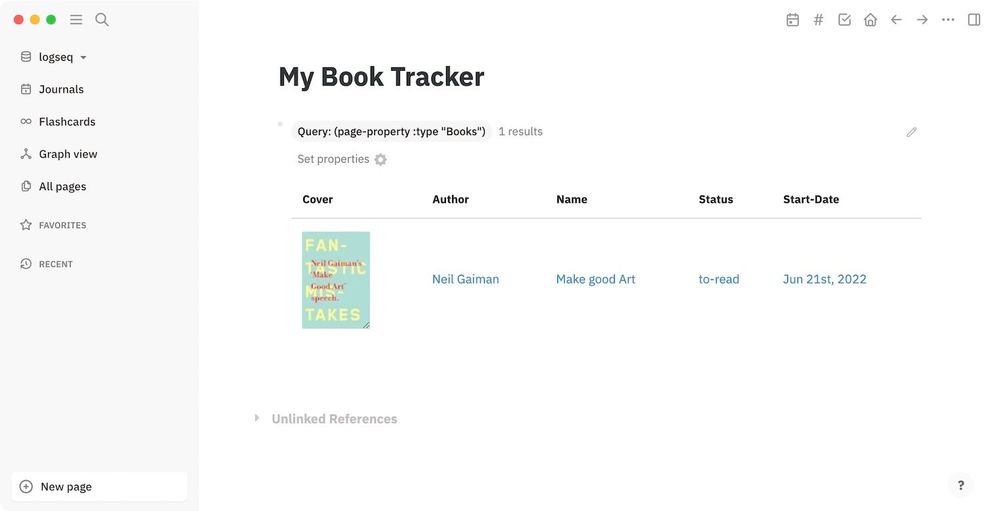 How to Create a Book Tracker in Logseq appsntips