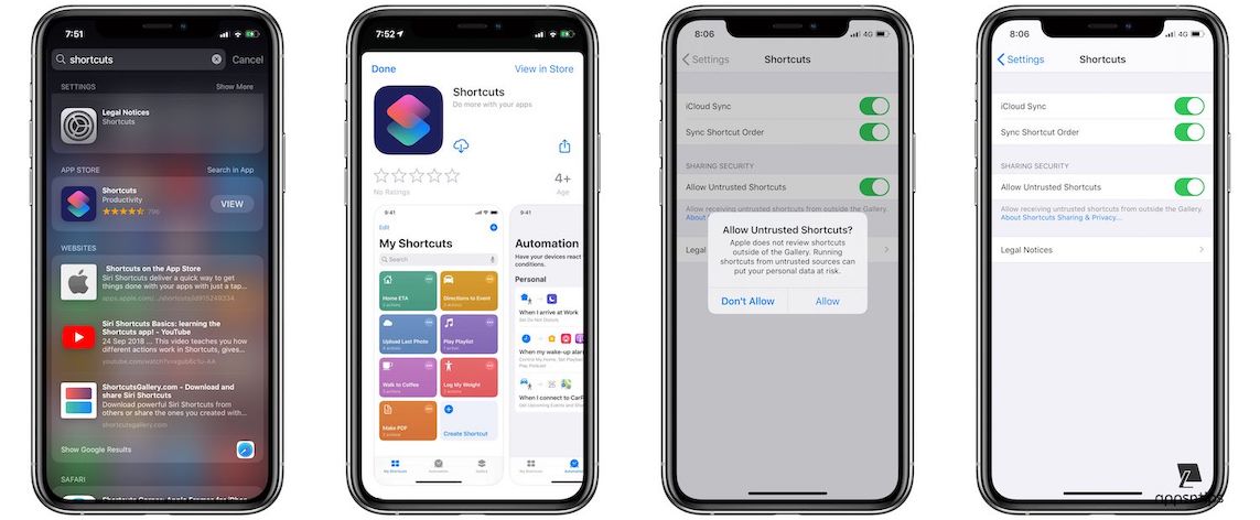 How to Install Shortcuts App in iOS 13 After Deleting It