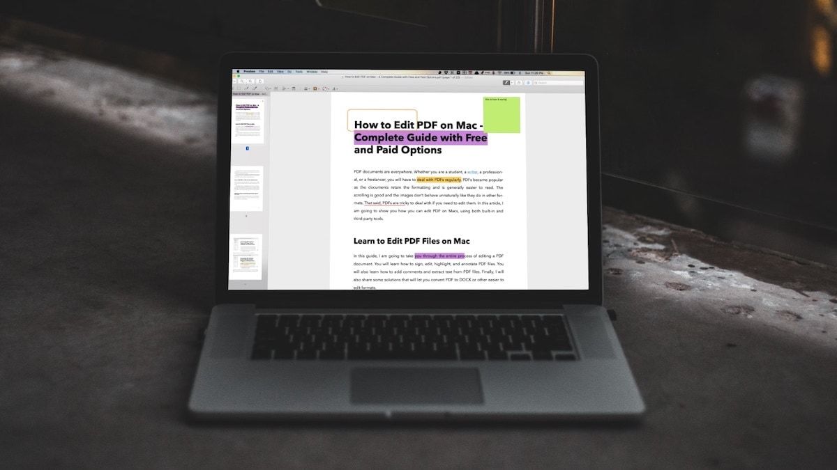 How to Edit a PDF on Mac - A Complete Guide