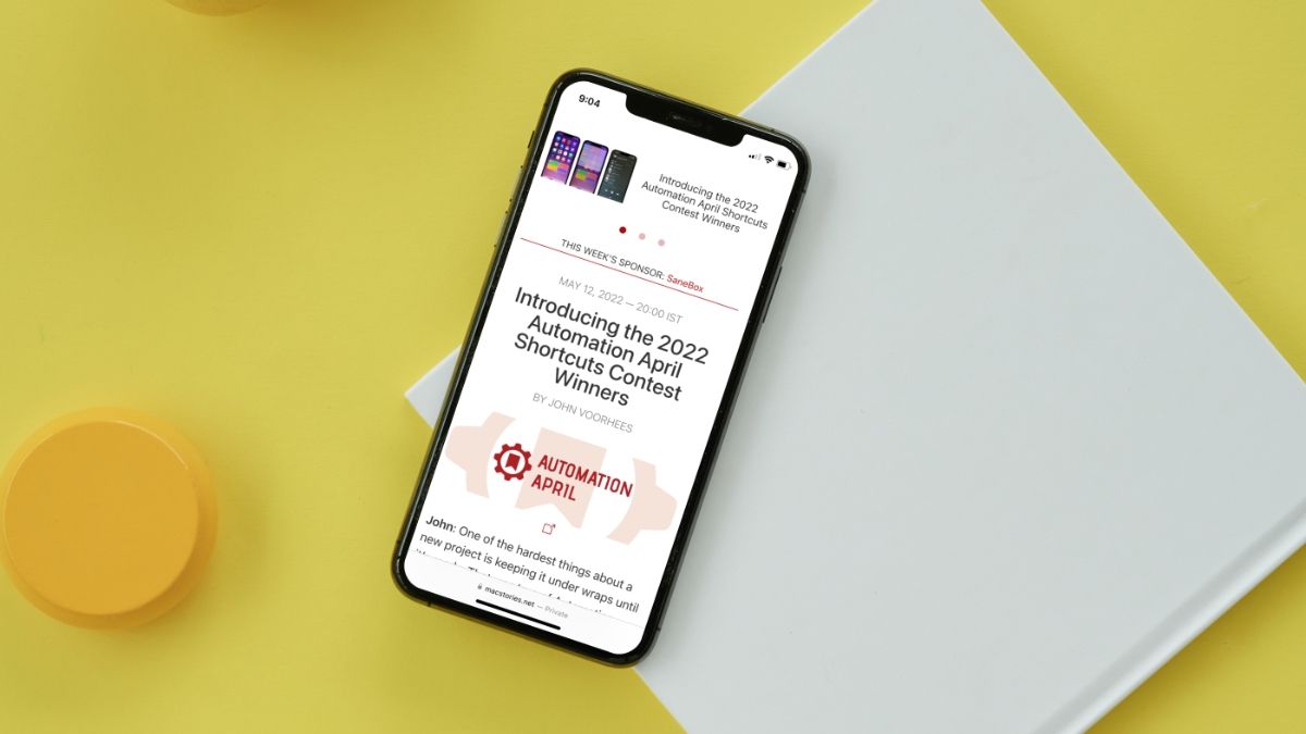 Macstories announces its automation April Shortcuts winners