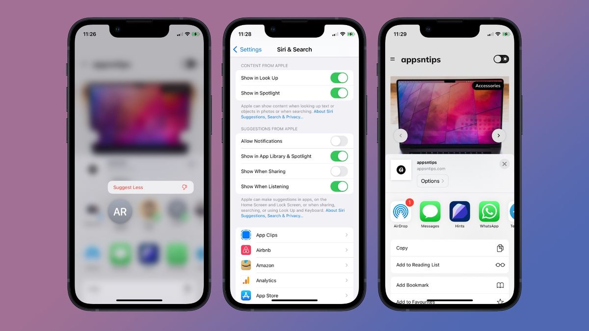 How to Remove Siri Suggested Contacts from Share Sheet on iPhone