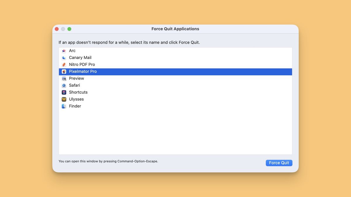 How to Force Quit an App on Mac