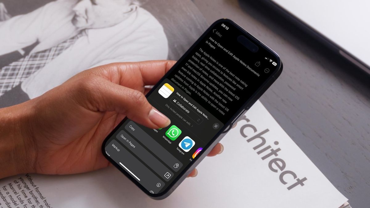 How to Open and Edit Apple Notes Documents in Pages | appsntips