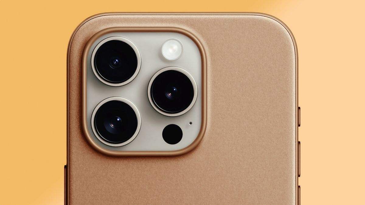iPhone 15 Pro in a case