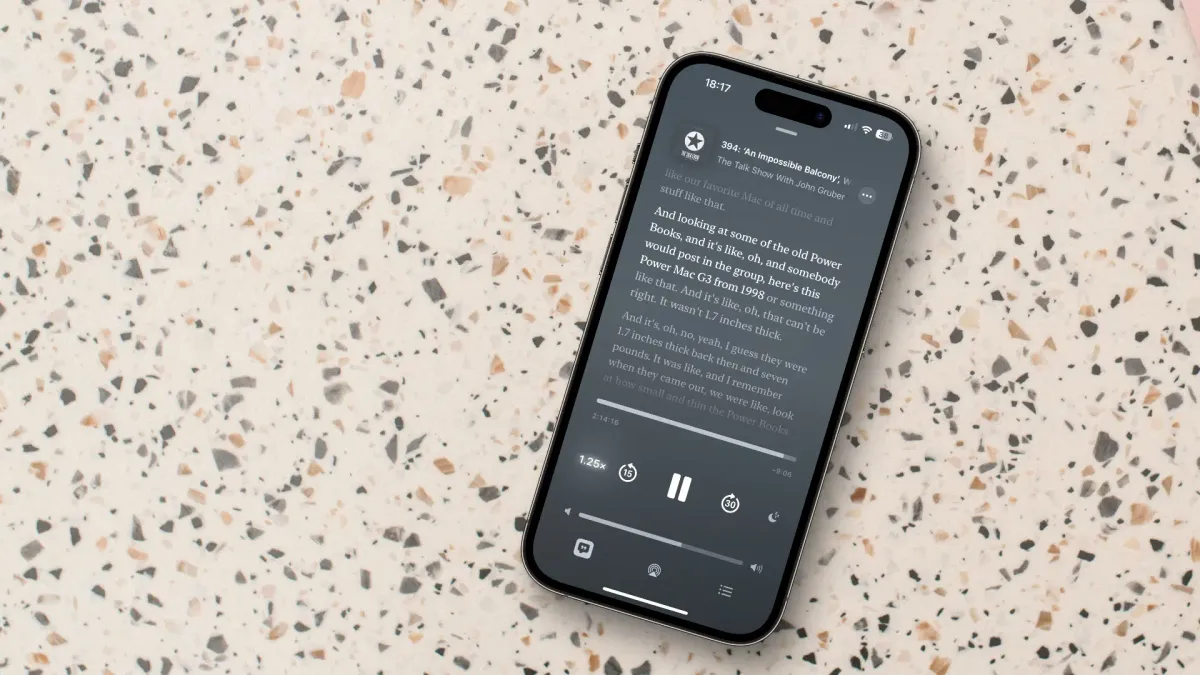 Apple Podcasts Adds Audio Transcript and I Love It