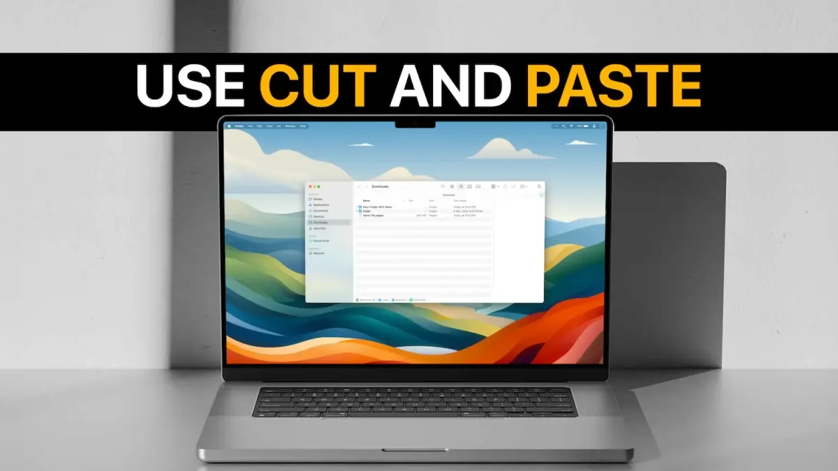 Get Cut and Paste shortcut on Mac with Command X