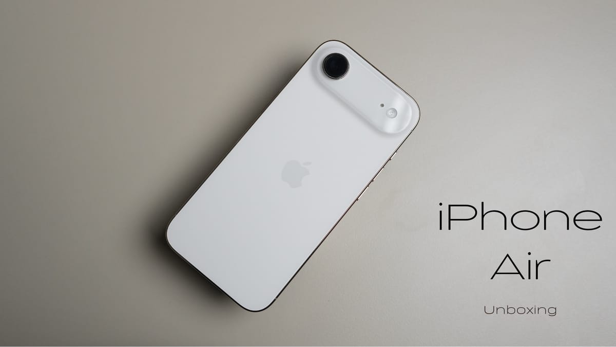 iPhone Air Gold - Unboxing + First Impressions