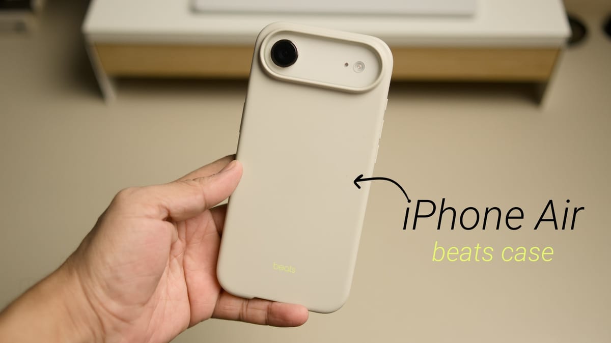iPhone Air Beats Case Review (Lime Stone)