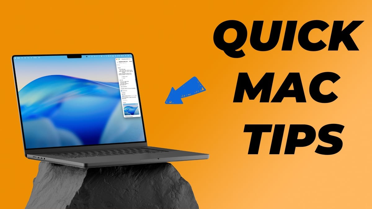5 Quick Mac Tips That Will Save You Hours