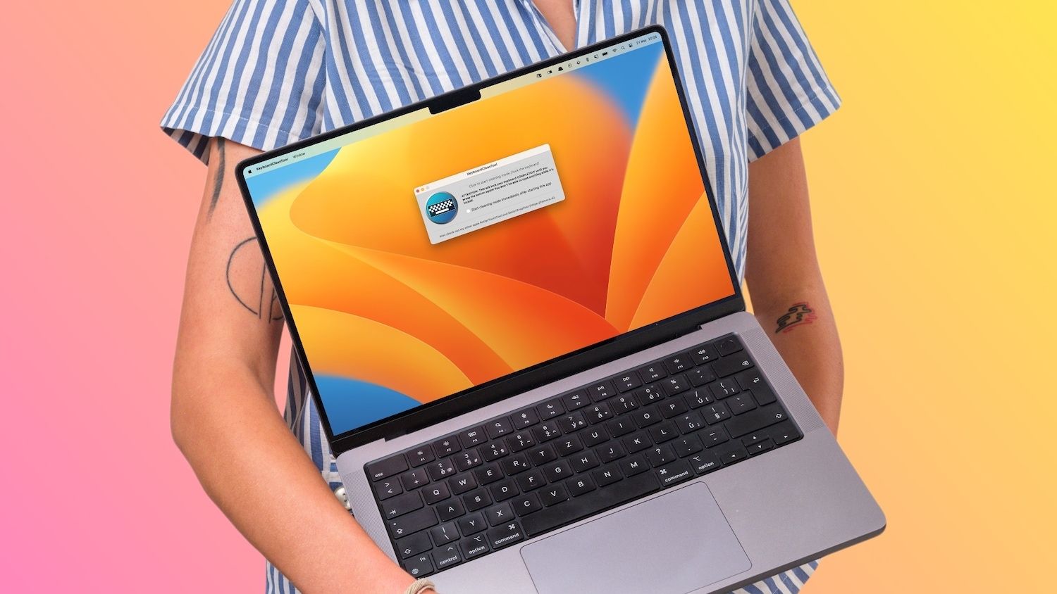 How to disable macbook keyboard for cleaning