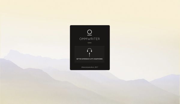 Ommwriter: The Best Distraction Free Writing Software You Have Never Heard Off