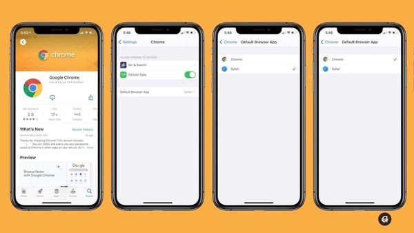 How to Set Google Chrome as Default Browser on iPhone in iOS 14