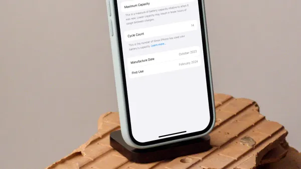 Check Battery Cycle Count on iPhone 15 Series