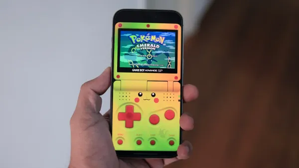 Delta app showing pikachu skin