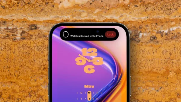 iPhone showing Apple Watch unlocked with iPhone