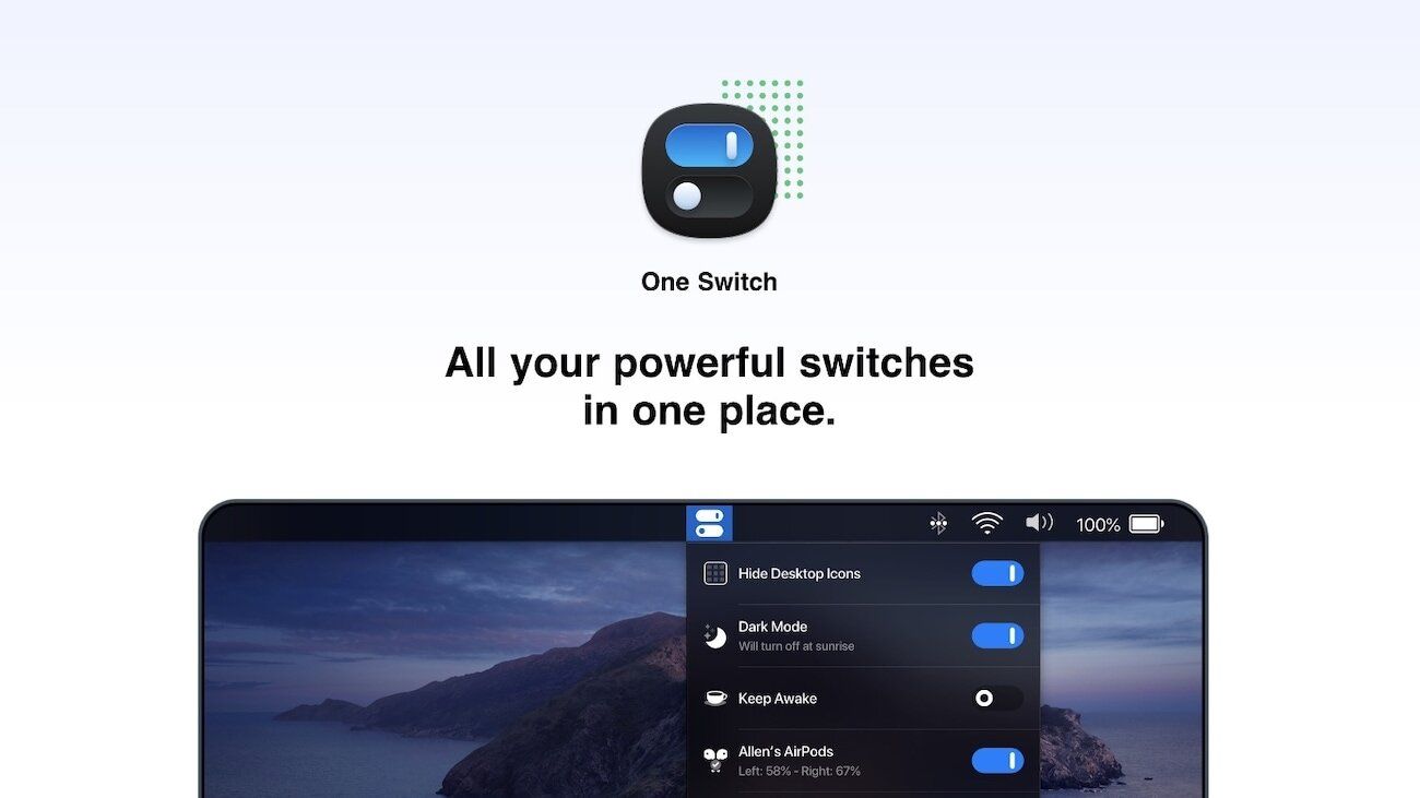 Mac Weekly - One Switch: Get All the Toggles in One Place