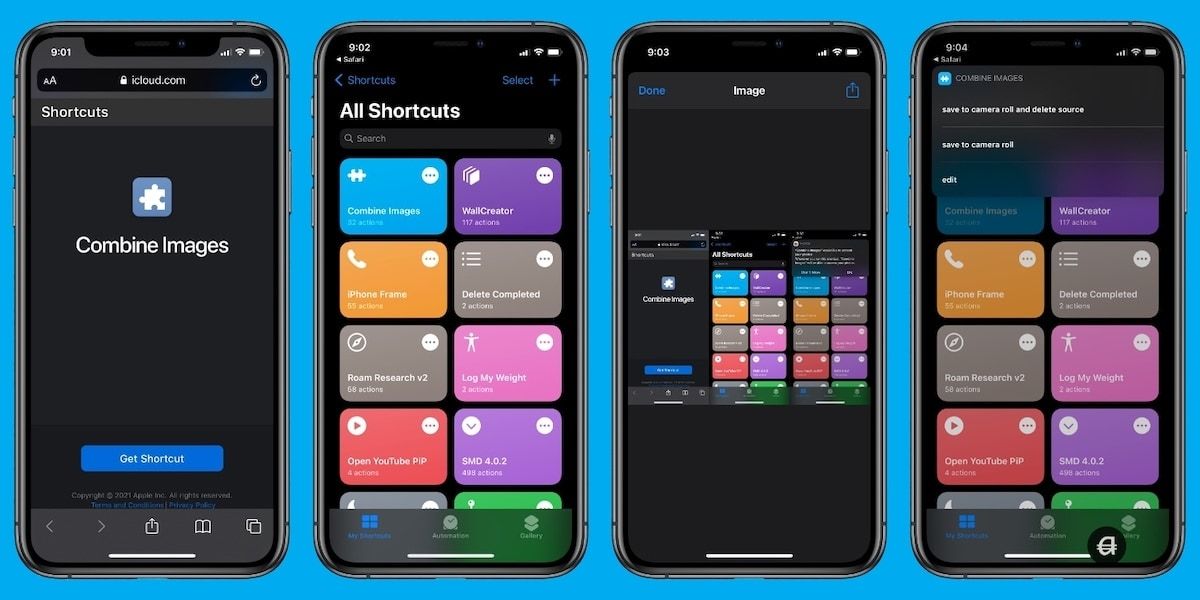 How to Use Shortcuts to Combine Images on iPhone and iPad