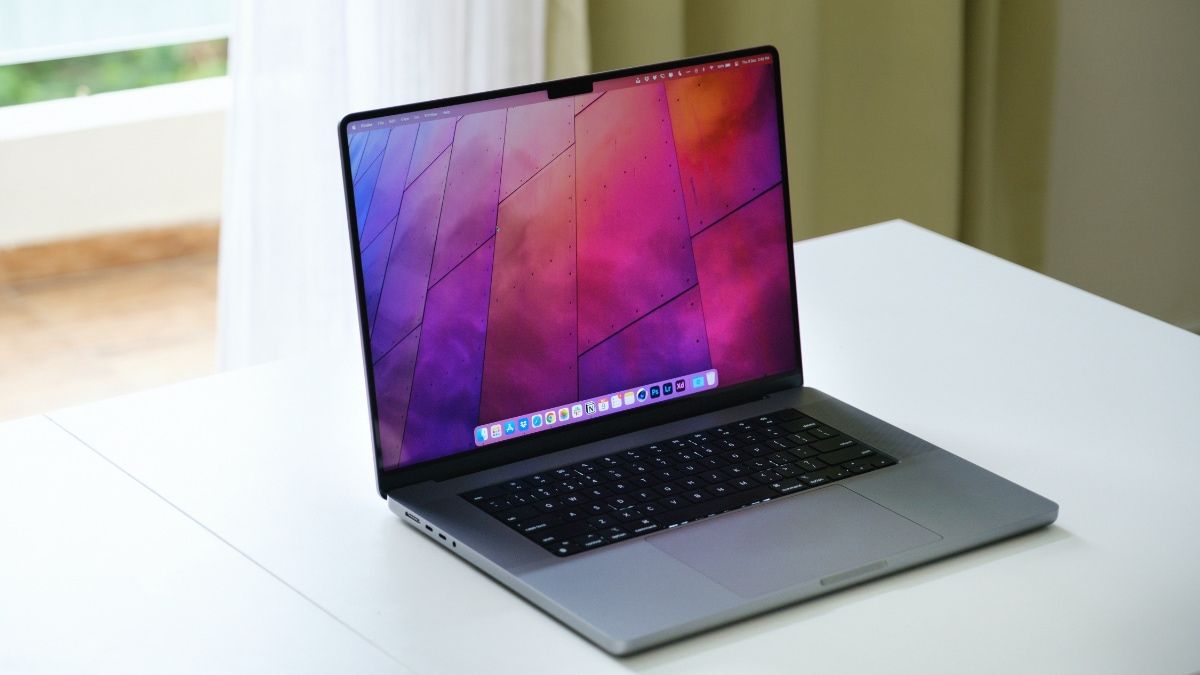 16-inch MacBook Pro on a white table