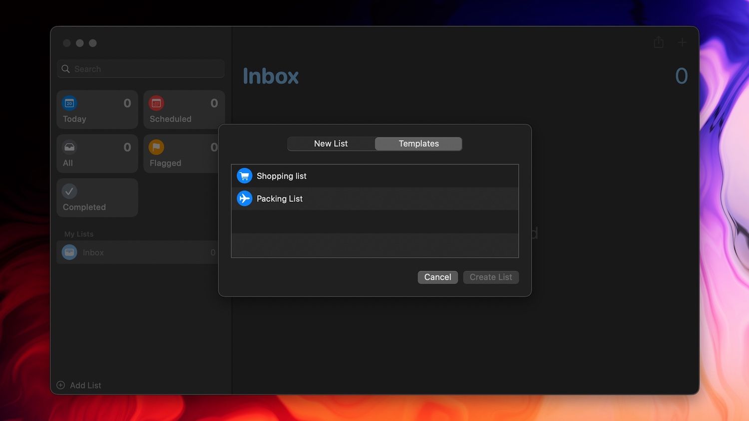 How to Add a Template List in Reminders on iPhone and Mac