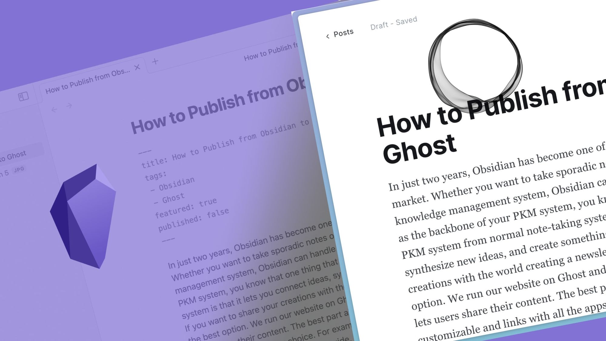 How to Publish from Obsidian to Ghost