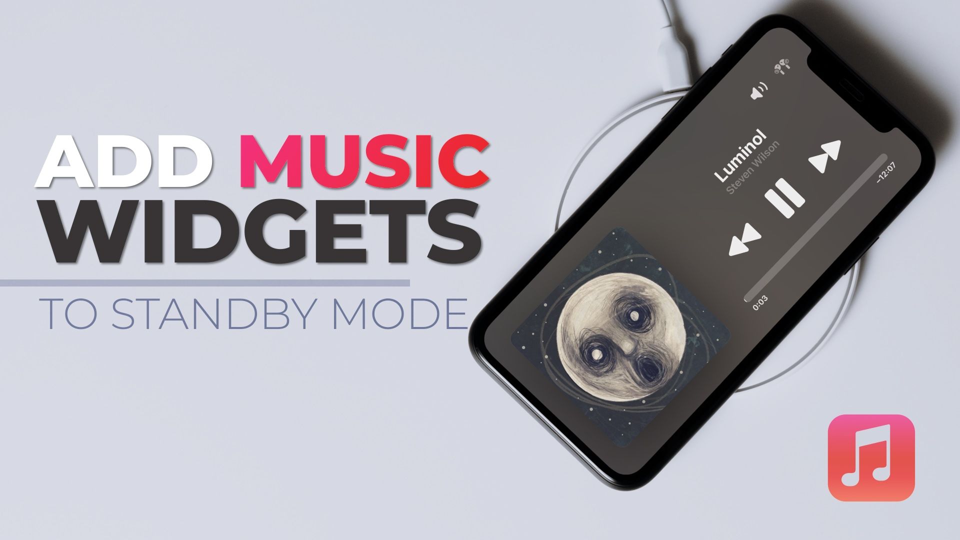 How to Display Music Widget in iPhone StandBy Mode
