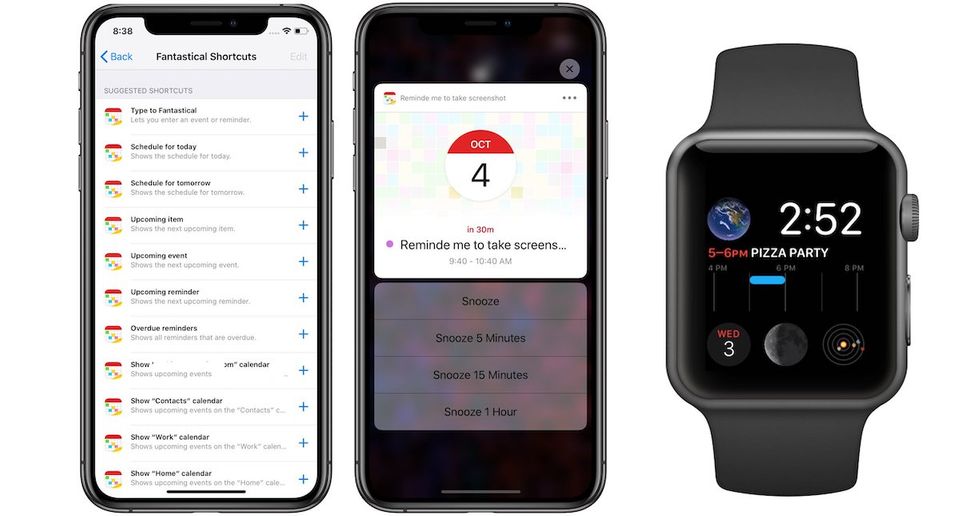 Fantastical 2.10 Update Brings Siri Shortcuts Support and new Apple Watch Complications