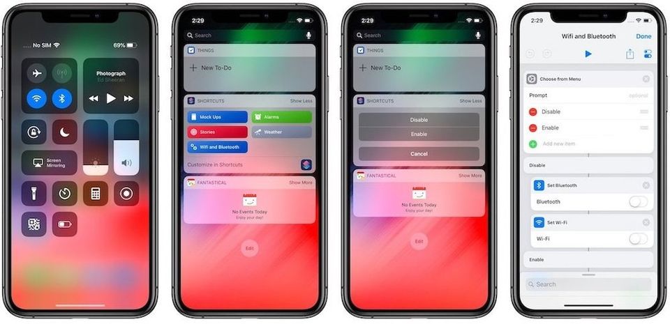 How to Disable WiFi and Bluetooth on iOS Using Shortcuts | appsntips