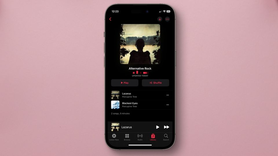 Apple Music playlist screenshot