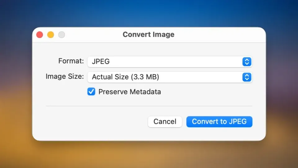 How to Convert HEIC to JPG on Mac